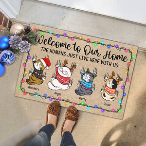 Welcome To Our Home-Personalized Door Mat GO1DOR-02naqn271023 - Doormat - GoDuckee