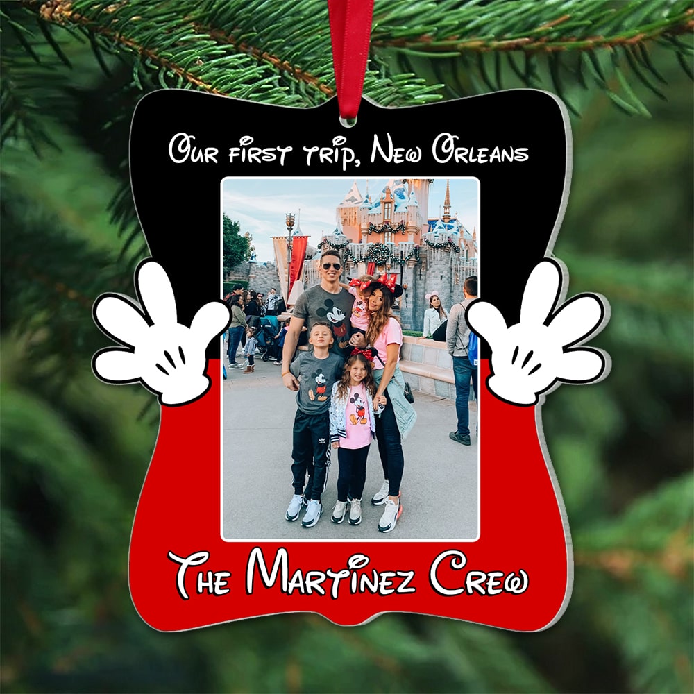 Happiest Trip Custom Photo, Personalized Ornaments, Christmas Gifts For Family & Friends, 07QHPO061123 - Ornament - GoDuckee