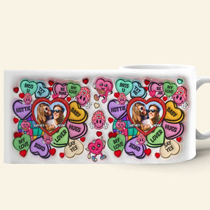 Custom Photo Gifts For Couple 3D Inflated Coffee Mug Miss You My Love - Coffee Mugs - GoDuckee