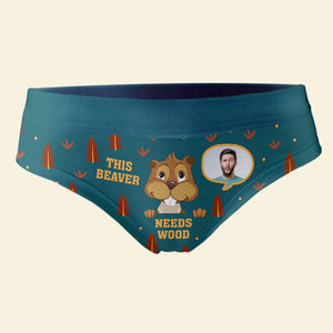 Personalized Gifts For Couple Men & Women Boxer Briefs This Beaver Needs Wood - I've Got Wood - Boxer Briefs - GoDuckee