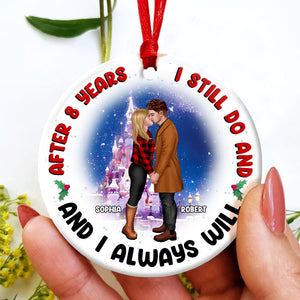 Personalized Couple Ceramic Ornament - Christmas Gift For Couple - 04OHPO061123PA - Ornament - GoDuckee