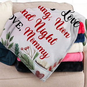Mother, I Am Always With You, Personalized Blanket, Christmas Gifts For Kid - Blanket - GoDuckee