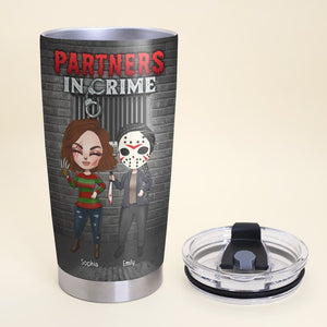 Partners In Crime-Personalized Tumbler- Gift For Besties- TZ-TCTT-04pgqn030823hh - Tumbler Cup - GoDuckee