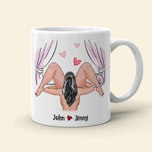 Couple, There's A Party In My Mouth And Your Dick Is Invited, Personalized Mug, Gift For Couple - Coffee Mug - GoDuckee