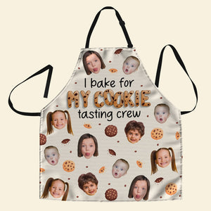 Personalized Gifts For Mom Apron My Cookie Tasting Crew - Apron - GoDuckee