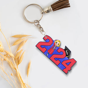 Personalized Gifts For Graduation Keychain 2024 - Keychains - GoDuckee