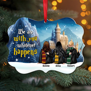 Friends, Whatever happens, I'm with you, Personalized Ornaments, Christmas Gifts For Friend, 02HTPO181123 - Ornament - GoDuckee