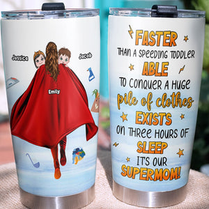 Personalized Gifts For Mom Tumbler It's Our Supermom 06QHPU060224HH Mother's Day Gifts - Tumbler Cups - GoDuckee