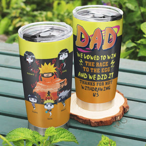 Personalized Gifts For Dad Tumbler Thanks For Not Withdrawing Us 05htqn100124ha - Tumbler Cup - GoDuckee