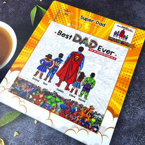 Best Dad Ever Sliding Puzzle 012achu150425pa - Personalized Gifts For Dad - Sliding Puzzle - GoDuckee