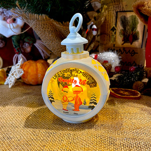 Lifetime Members Of The Naughty List, Couple Gift, Personalized Light Ornament, Old Couple Ornament, Christmas Gift - Ornament - GoDuckee