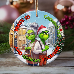 Personalized Gifts For Old Couple Christmas Ornament 02tolu180924 - Ornament - GoDuckee