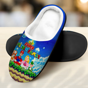 Personalized Gifts For Family Christmas Slippers 05XQLU160924PA - Shoes - GoDuckee