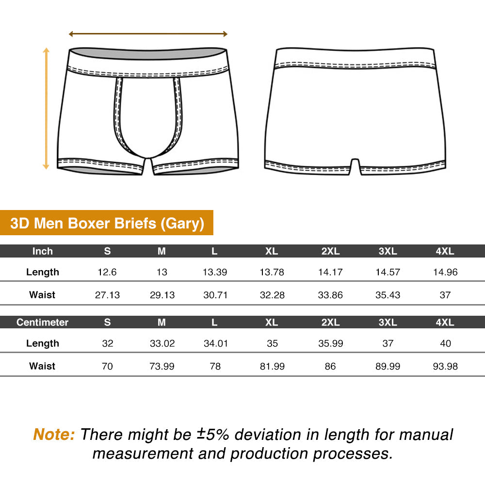 Large Package Personalized Boxer Briefs