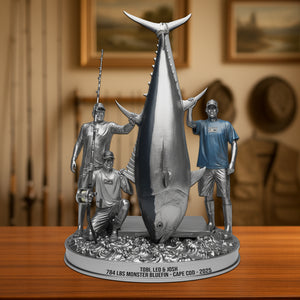 Fishing Trophy Moment Plaque, Personalized Gifts For Fishing Lovers 05qhtn290825 - Shaped Plaques - GoDuckee