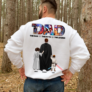 The Galaxy Dad Shirt - Personalized Gifts For Dad 01HUPU270525HHHG - Shirts - GoDuckee