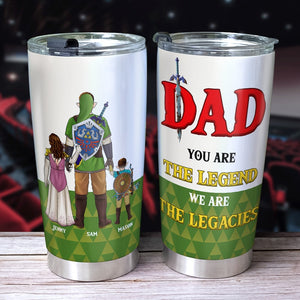 Personalized Gifts For Dad Tumbler 01QHMH160424HG Father's Day Gift - Tumbler Cups - GoDuckee