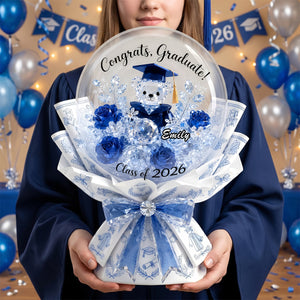 Graduation Blooming Bouquet Shaped Plaque - Personalized Gift For Graduation 01TYDH120526 - Shaped Plaques - GoDuckee