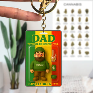 The Legend Dad Acrylic Keychain - Personalized Gifts For Father 02TOQN260425 - Keychains - GoDuckee