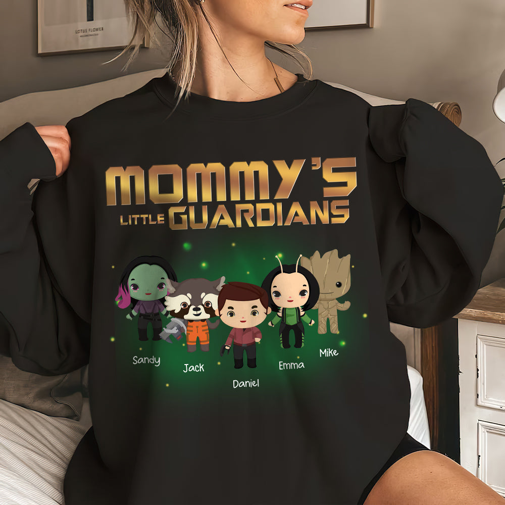 Personalized Gifts For Mom Shirt Mommy's Little Guardians 04OHHN230224 GRER2005 - 2D Shirts - GoDuckee