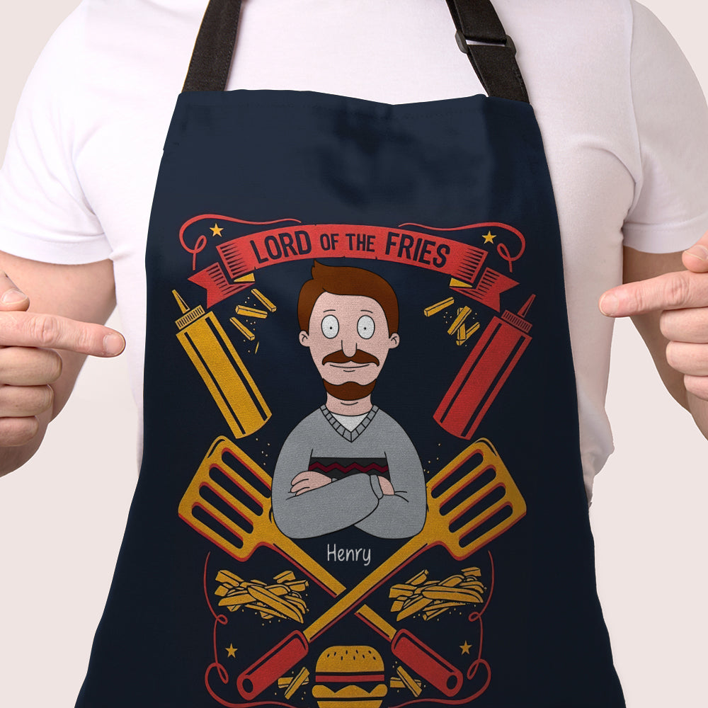 Personalized Gifts For Chefs Aprons Lord Of The Fries 01TOQN311224HG - Aprons - GoDuckee