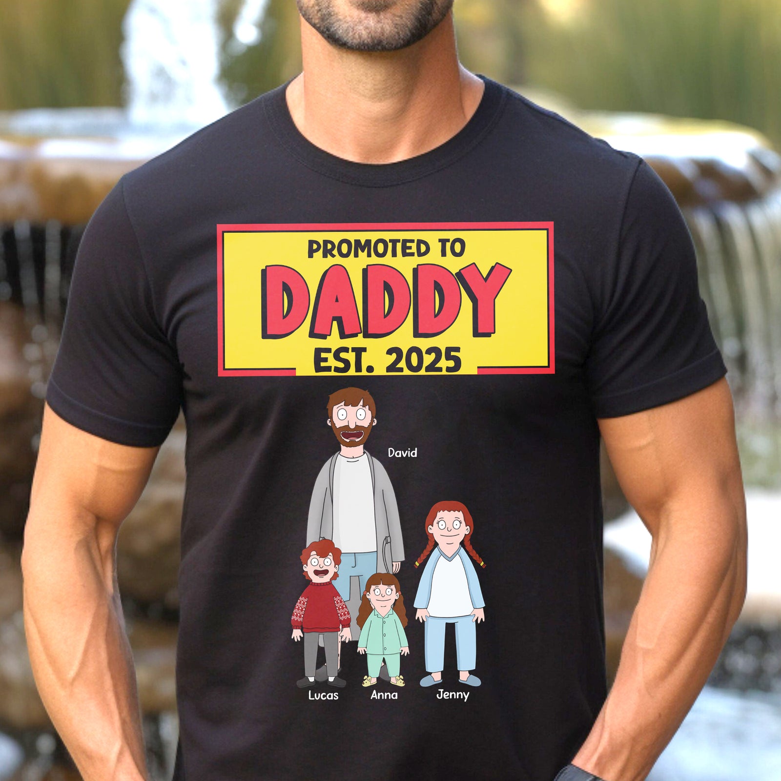Personalized Gifts For Dad Shirt 01totn210125hg Promoted To Daddy - Shirts - GoDuckee