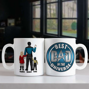 Best Dad in the universe - 02htpo090623hh Personalized Coffee Mug - Coffee Mug - GoDuckee