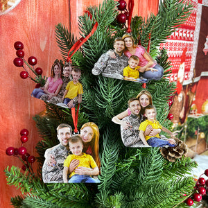 Custom Photo Gifts for Family Ornament 73acvp140924 - Ornament - GoDuckee