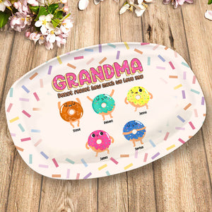 Best Grandma, Donut Forget How Much We Love You, Personalized Resin Plate, Gifts For Grandma - Resin Plate - GoDuckee