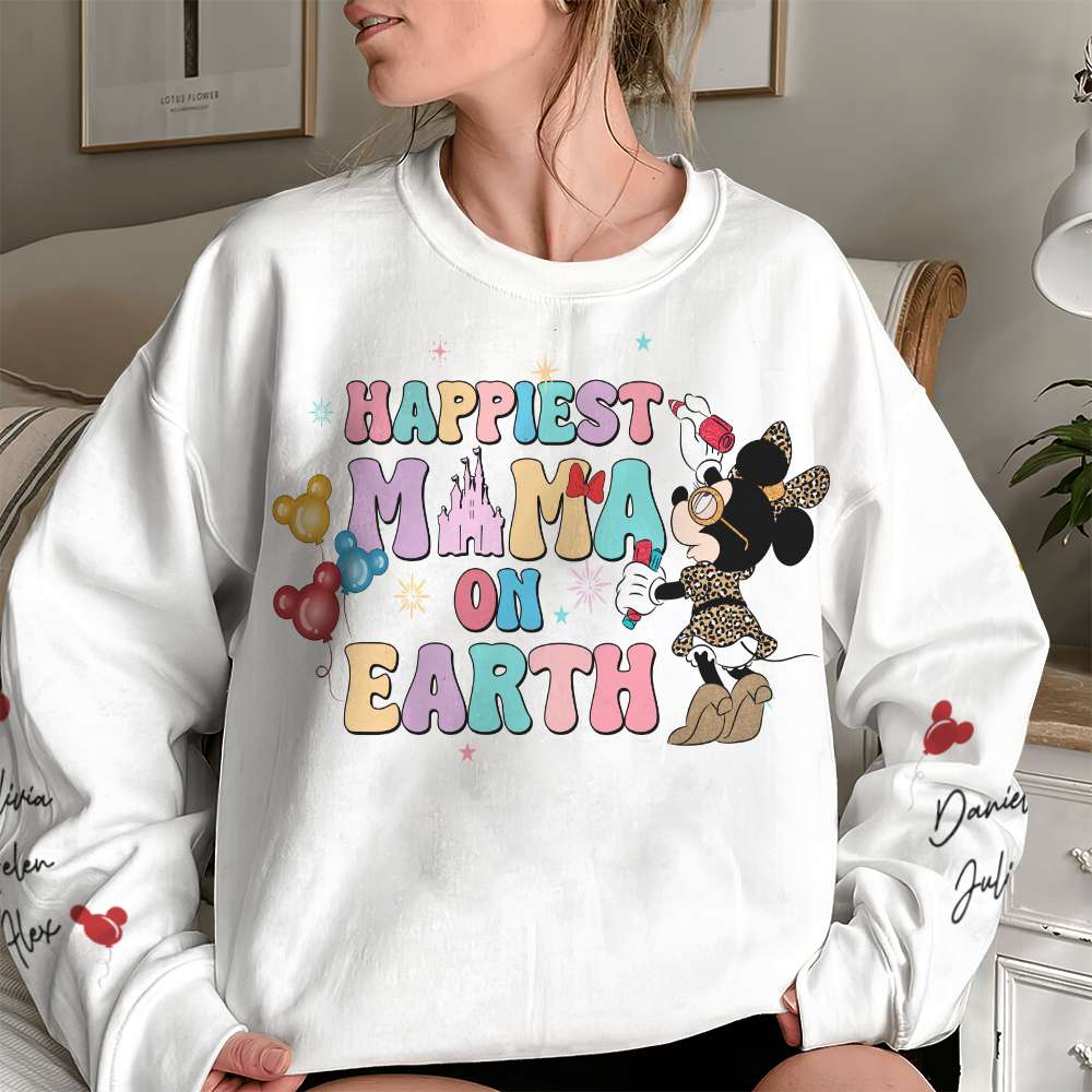 Personalized Gifts For Mom 3D Shirt Happiest Mama On Earth 06NAHN190324 - 3D Shirts - GoDuckee