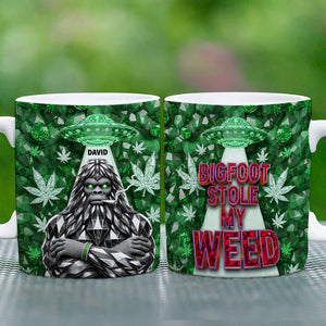 Bigfoot Green Stuff Mug - Personalized Gifts For Smoking Lovers 03tgtn130625 - Coffee Mug - GoDuckee