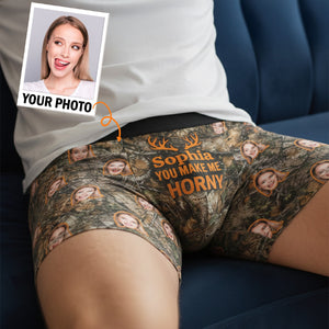 Naughty Couple Boxer - Custom Photo Gifts For Him Men's Boxers 02HUMG240126 - Boxer Briefs - GoDuckee