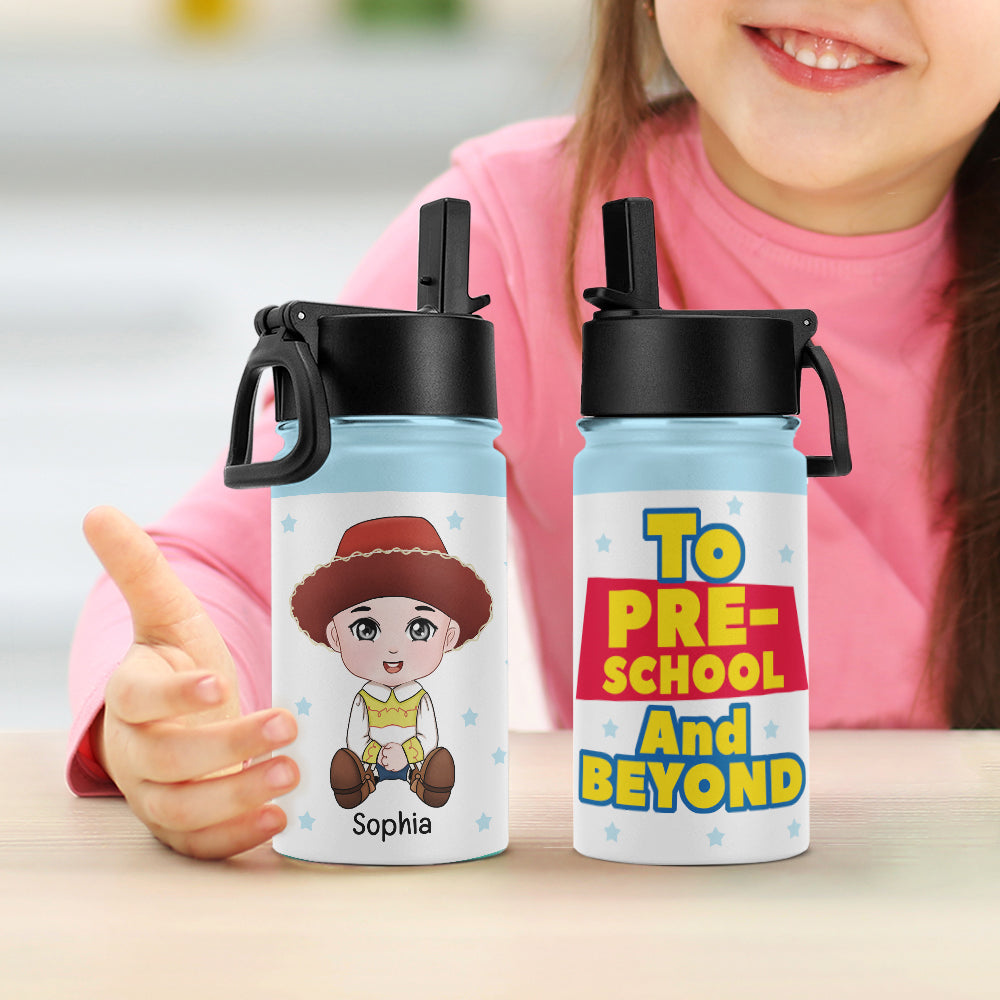 To Pre School And Beyond 04DNQN160623HA Personalized Kid Tumbler Gift - Kid Tumbler - GoDuckee