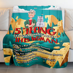 Personalized Gifts For Cat Mom Blanket Cat Lovers 04XQMH270225PA - Blanket - GoDuckee