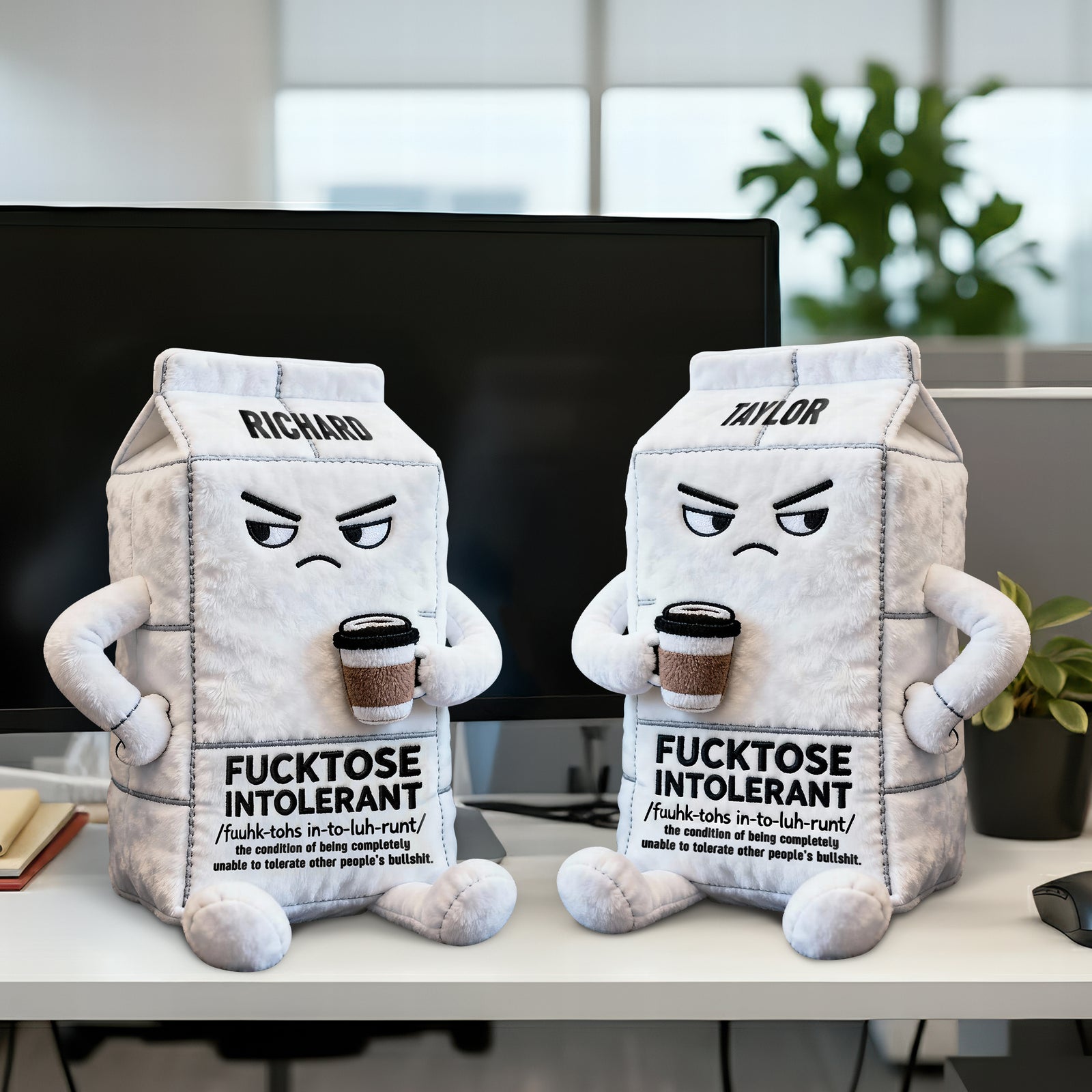 Stupid Intolerant Custom Shape Pillow - Personalized Gifts For Office Worker 02qhqn141125 - Pillow - GoDuckee