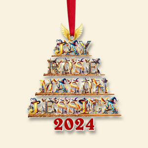 Personalized Gifts For Family, Christmas Acrylic Ornament 02XQMH171024 - Ornament - GoDuckee