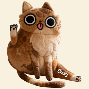 Fun Attitude Cat Custom Shape Pillow - Personalized Gifts For Cat Lovers 05QHQN121125 - Pillow - GoDuckee