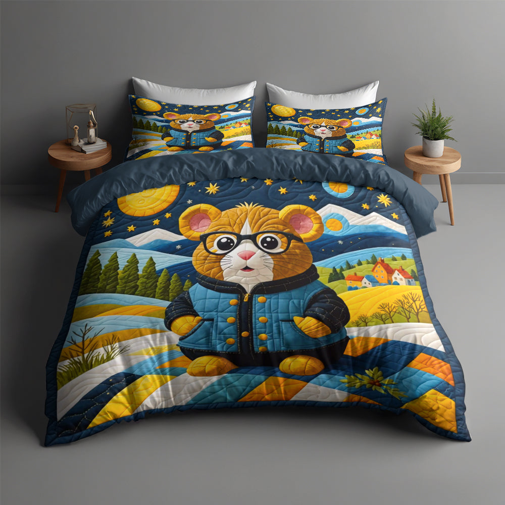 Personalized Gifts For Kids Hamster Quilt Bed Set 05katn220125 - Blanket - GoDuckee