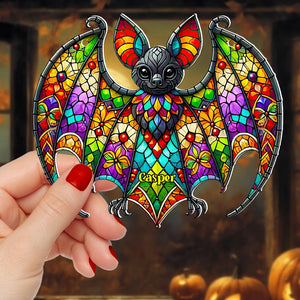 Personalized Gifts For Halloween, Exquisite Bat Acrylic Suncatcher Ornament 05ACDT310824 - Ornament - GoDuckee