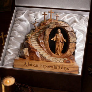 Jesus Easter Day Acrylic Plaque - Gifts For Jesus Lovers 03ohlu060326 - Shaped Plaques - GoDuckee