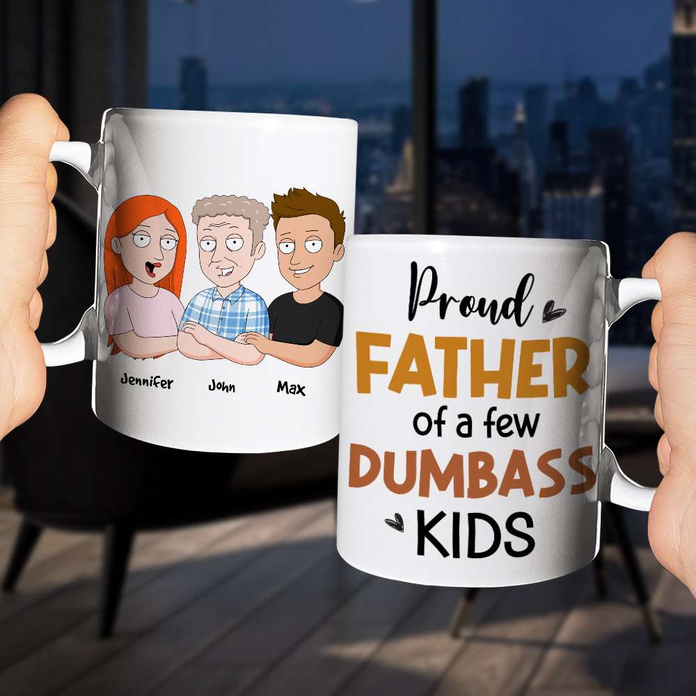 Dad 05qhhn050523hh Personalized Coffee Mug - Coffee Mug - GoDuckee