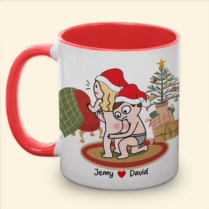 All I Want For Christmas Is To Touch Your Butt, Personalized Funny Couple Mug, Christmas Gifts - Coffee Mug - GoDuckee