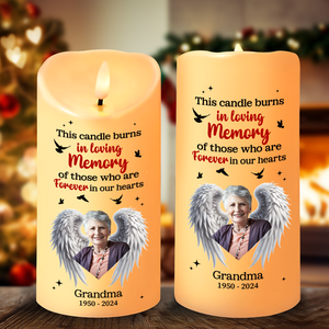 Custom Photo Memorial Gifts For Family Led Candle 04TGPU281024 - Led Candle - GoDuckee