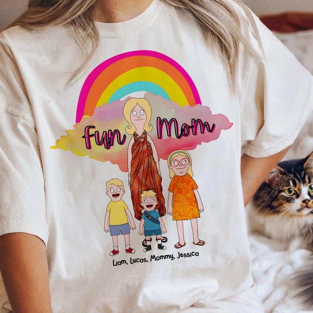 Personalized Gifts For Mom 03acpu050325hg Fun Mom - Shirts - GoDuckee