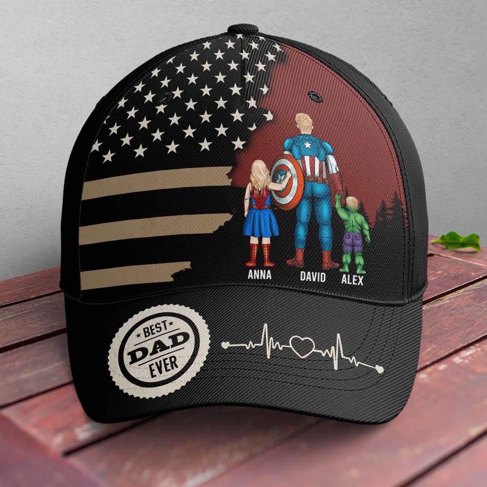 Personalized Gifts For Dad Classic Cap 02NADT270524PA Father's Day - Caps - GoDuckee