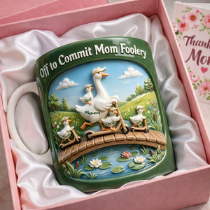 Cool Goose Mom Coffee Mug - Personalized Gifts For Moms 02qhlu040326 - Coffee Mug - GoDuckee
