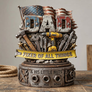 Mastered Handyman Dad Acrylic Plaque, Personalized Gifts For Dads 04QHLU200526 - Shaped Plaques - GoDuckee