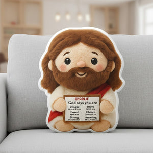 Jesus Custom Shape Pillow - Personalized Gifts For Jesus Lovers 05natn131125 - Pillow - GoDuckee