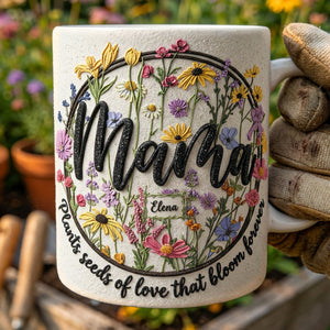 Blooming Love Mommy Coffee Mug - Personalized Gifts For Mom 04QHTA130426 - Coffee Mug - GoDuckee