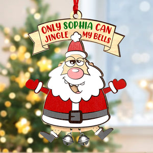 Personalized Gifts For Christmas Ornament Naughty Santa 06ACQN180924 - Ornament - GoDuckee